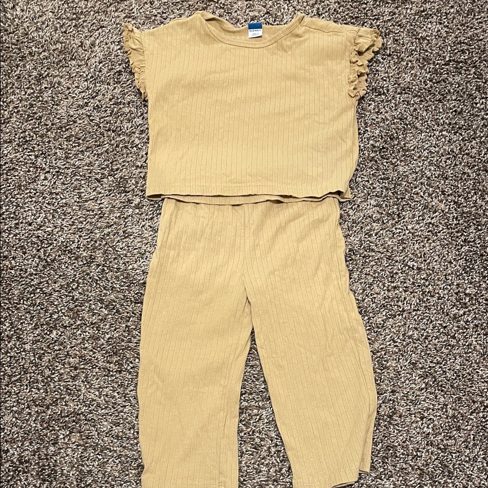Old Navy Beige Ribbed Top